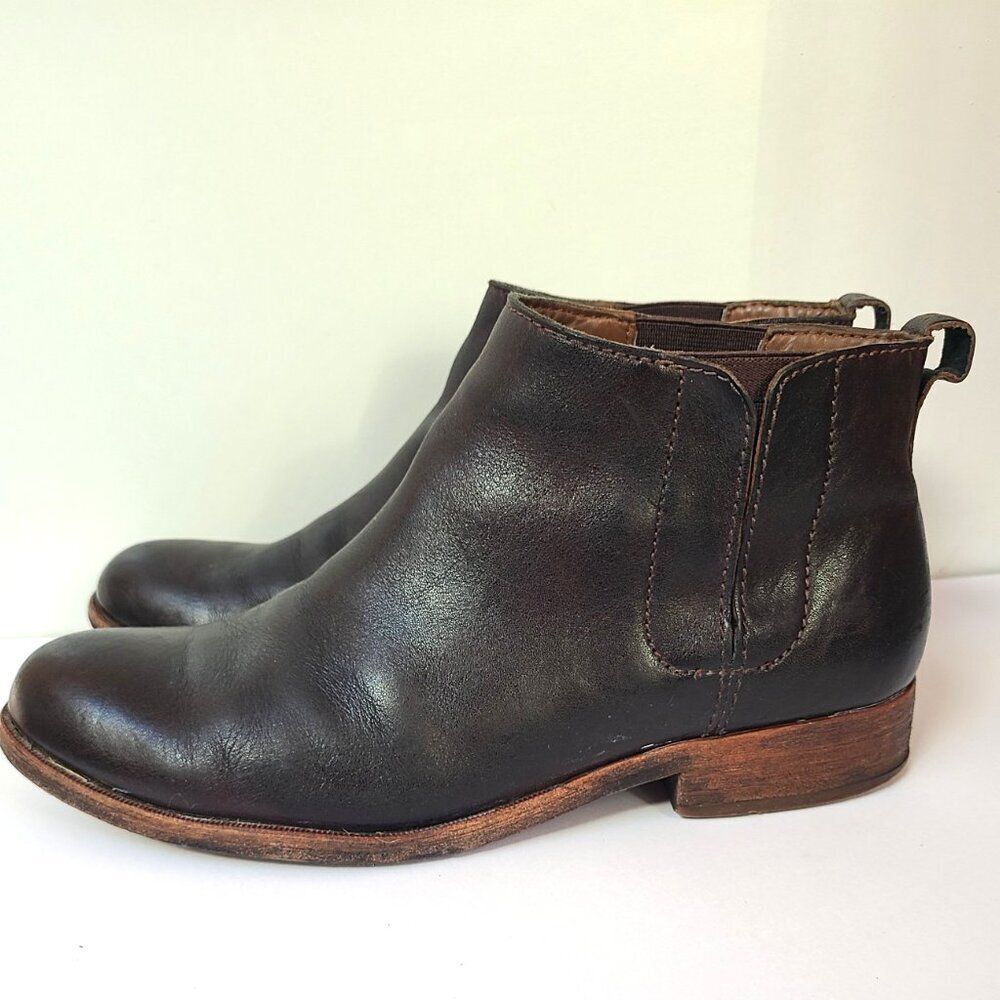 Kork Ease K260409 Womens Velma Brown Full Grain Leather Boots Rubber Sole Size 8 - Picture 6 of 8